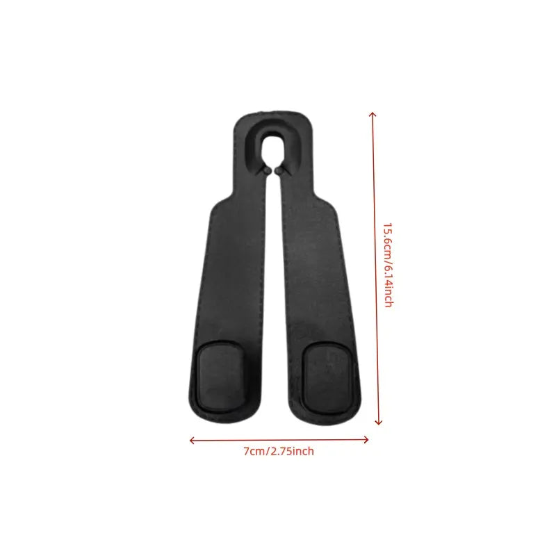 2-Pack Heavy-Duty Car Headrest Hooks, Easy-Install Multifunctional Car Organizer, Universal Non-Slip Auto Accessories Interior for Purses, Grocery Bags
