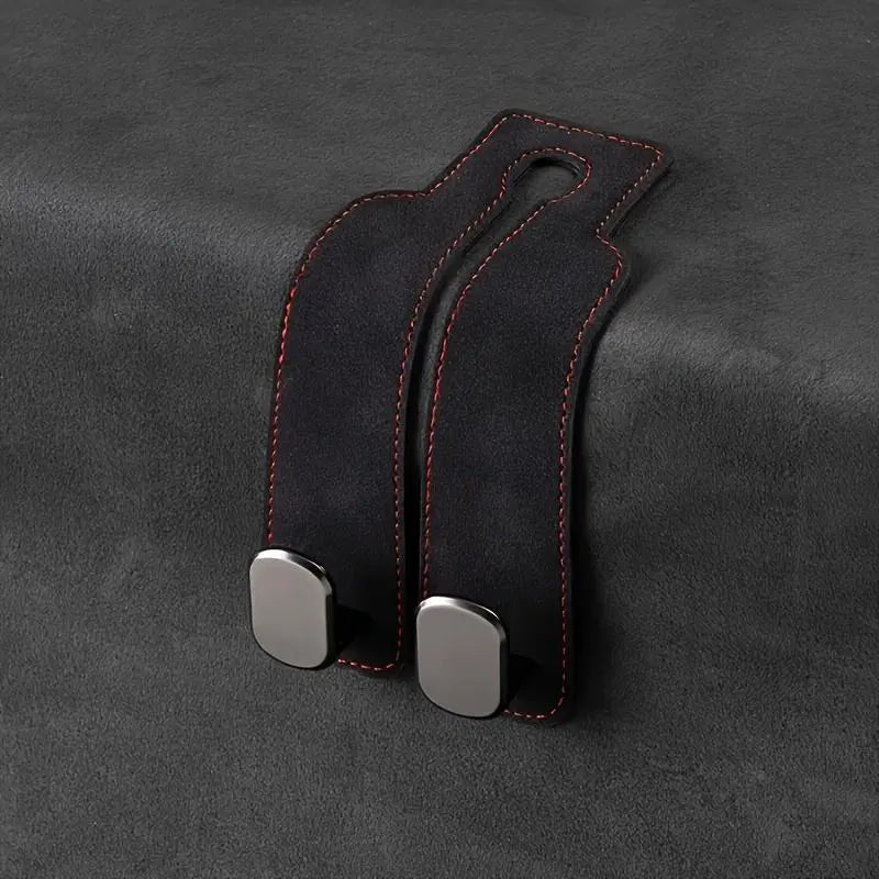 Car Seat Back Storage Hook, 1 Count PU Leather Car Seat Back Hidden Hook, Multipurpose Durable Hooks, Car Interior Accessories, Holder, Car Organizer, Automotive