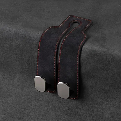Car Seat Back Storage Hook, 1 Count PU Leather Car Seat Back Hidden Hook, Multipurpose Durable Hooks, Car Interior Accessories, Holder, Car Organizer, Automotive